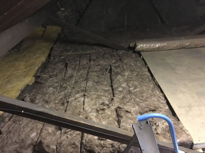Loft before the boards went down
