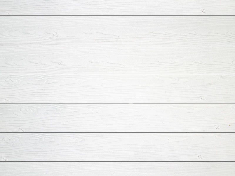White painted wooden floor