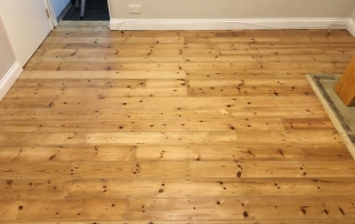 Sanded and Varnished Floor
